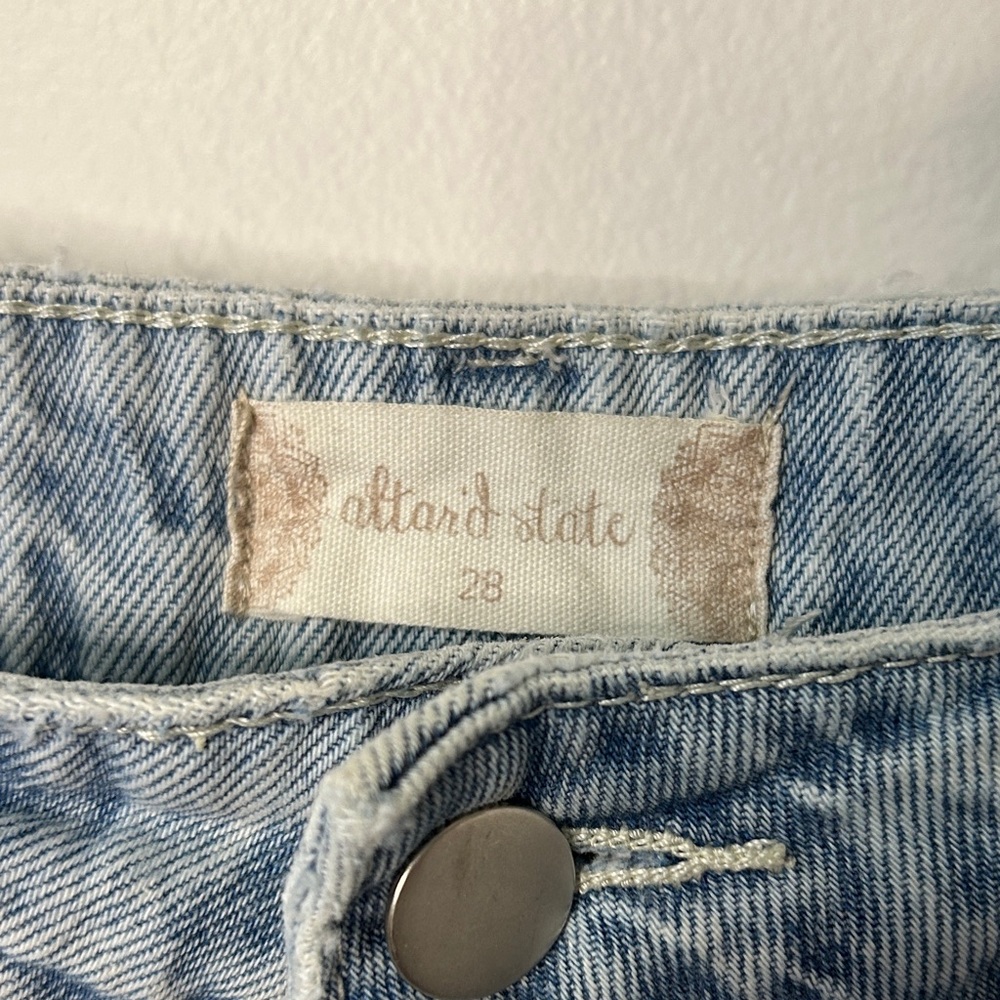 Altar'd State Light Blue Straight Leg Jeans - Picture 5 of 9
